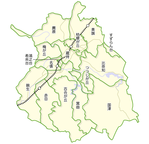 名張市地図